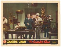 9y809 SCARLET CLUE LC '45 Sidney Toler as Charlie Chan, Benson Fong & Mantan in cool laboratory!
