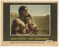 9y813 SEARCHERS LC '56 John Ford classic, Jeffrey Hunter, Natalie Wood!