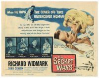 9y163 SECRET WAYS TC '61 Richard Widmark, Alistair MacLean, filmed in the danger zones of Europe!