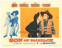 9y860 SON OF PALEFACE LC #5 '52 wacky Bob Hope tied up & held at gunpoint by sexy Jane Russell!