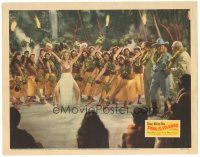 9y863 SONG OF THE ISLANDS LC '42 sexy Betty Grable in wacky dance number, Jack Oakie!