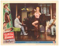 9y869 SOUTH SEA SINNER LC #2 '49 sexiest Shelley Winters dances & sings as Liberace plays piano!