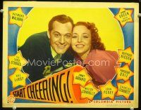 9y882 START CHEERING LC '37 close-up image of Joan Perry & Charles Starrett!