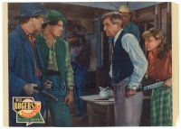 9y883 STEAMBOAT 'ROUND THE BEND LC '35 Will Rogers & Anne Shirley confront Middleton & Kohler!