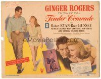 9y178 TENDER COMRADE TC '44 romantic art of pretty Ginger Rogers & Robert Ryan!