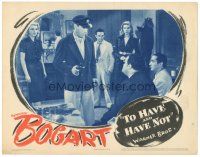 9y932 TO HAVE & HAVE NOT LC '44 Humphrey Bogart threatens Leonard & Seymour, Lauren Bacall watches