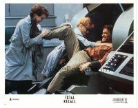 9y937 TOTAL RECALL LC #4 '90 Paul Verhoeven, Arnold Schwarzenegger forced into machine!