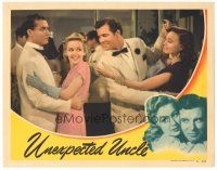 9y963 UNEXPECTED UNCLE LC '41 Anne Shirley, James Craig, Russell Gleason & Renee Godfrey dancing!