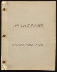 1a114 LEGIONNAIRE script '70s unproduced screenplay with no author!