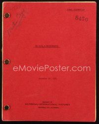 1a216 TO KILL A MOCKINGBIRD revised final draft script December 27, 1961, screenplay by Horton Foote