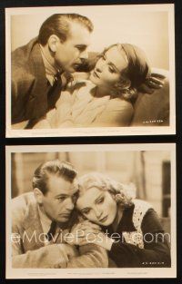 1b998 WEDDING NIGHT 2 8x10 stills '35 romantic close ups of pretty Anna Sten & Gary Cooper!