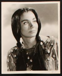 1b689 ANDRA MARTIN 7 8x10 stills '50s portraits as American Indian from Yellowstone Kelly, more!