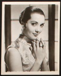 1b690 ANNA KASHFI 7 8x10 stills '50s-80s great portraits of the Welsh actress in a variety of roles!