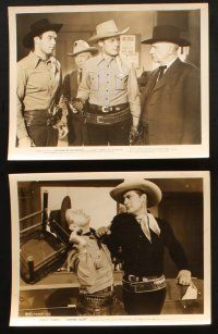 1b285 CHARLES STARRETT 18 8x10 stills '40s cool portraits of the western star in various roles!