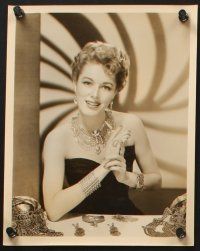 1b626 ELEANOR PARKER 8 8x10 stills '40s-50s great portraits of the gorgeous star over the decades!
