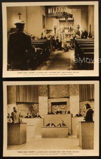1b941 NONE SHALL ESCAPE 3 8x10 stills '44 startling story of the trial of the Nazi war criminals!