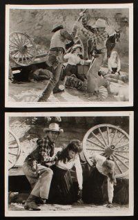 1b667 RARE BREED 8 8x10 stills '66 Texas leader James Stewart, Maureen O'Hara, Brian Keith