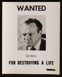 1b275 VAN HEFLIN 20 8x10 stills '50s-60s close portraits with cool wanted still from Once a Thief!