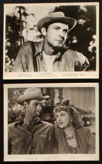 1b440 ZACHARY SCOTT 12 8x10 stills '40s-60s great images from The Southerner, The Young One, more!