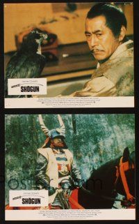 1b125 SHOGUN 8 color 8x10 stills '80 James Clavell, Richard Chamberlain, samurai Toshiro Mifune