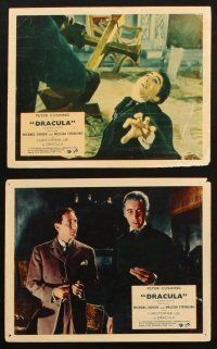 1b139 HORROR OF DRACULA 7 color English FOH LCs '58 Hammer vampires, Peter Cushing, Christopher Lee!