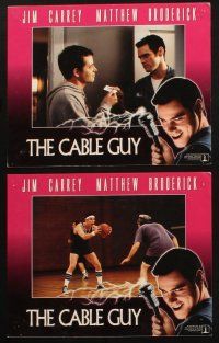 1b032 CABLE GUY 8 8x10 mini LCs '96 Jim Carrey, Matthew Broderick, directed by Ben Stiller!