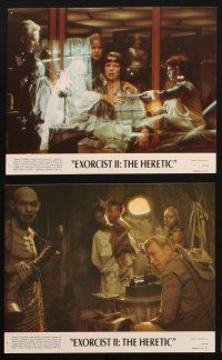 1b045 EXORCIST II: THE HERETIC 8 8x10 mini LCs '77 Linda Blair, Boorman's sequel to Friedkin movie!