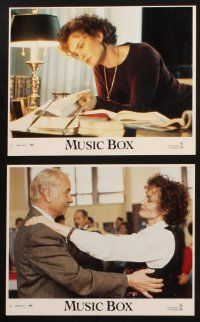 1b102 MUSIC BOX 8 8x10 mini LCs '89 Costa-Gavras, Jessica Lange & Armin Mueller-Stahl