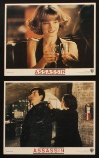 1b114 POINT OF NO RETURN 8 int'l 8x10 mini LCs '93 sexy Bridget Fonda as Assassin, Gabriel Byrne!