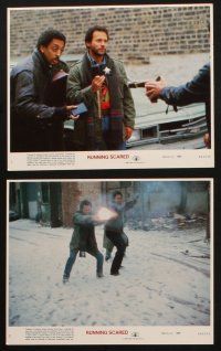 1b120 RUNNING SCARED 8 8x10 mini LCs '86 Gregory Hines & Billy Crystal are Chicago's finest!