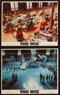 1b234 WIZ 3 8x10 mini LCs '78 elegant Diana Ross, Michael Jackson, Richard Pryor, Wizard of Oz!