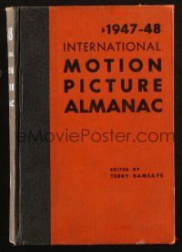 1c005 1947-48 INTERNATIONAL MOTION PICTURE ALMANAC hardcover book '47 filled with information!