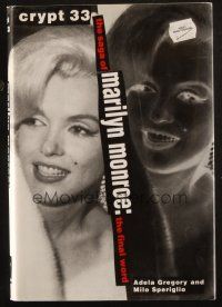 1c037 CRYPT 33 THE SAGA OF MARILYN MONROE hardcover book '93 The Final Word, illustrated biography