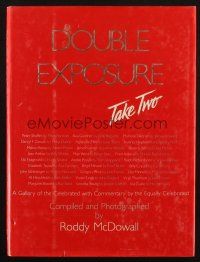 1c049 DOUBLE EXPOSURE TAKE TWO hardcover book '89 a gallery of the celebrated celebrities!