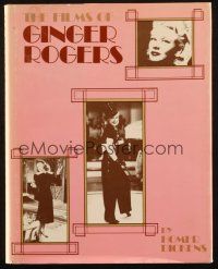 1c064 FILMS OF GINGER ROGERS hardcover book '75 an illustrated biography of the beautiful star!
