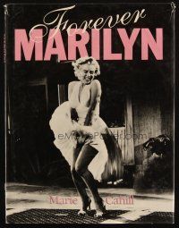 1c091 FOREVER MARILYN hardcover book '92 illustrated biography with many sexy color photos!