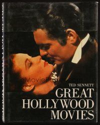 1c105 GREAT HOLLYWOOD MOVIES hardcover book '86 packed with wonderful images from the best films!