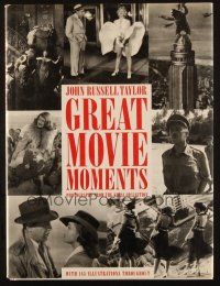 1c106 GREAT MOVIE MOMENTS hardcover book '87 with 185 Photographs from the Kobal Collection!