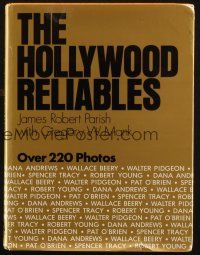 1c114 HOLLYWOOD RELIABLES hardcover book '80 images & information about the best movie stars!