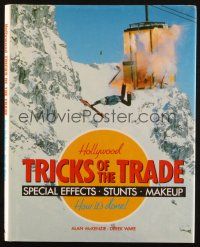 1c116 HOLLYWOOD TRICKS OF THE TRADE hardcover book '86 Special Effects, Stunts & Makeup!