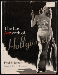 1c139 LOST ARTWORK OF HOLLYWOOD hardcover book '96 classic images from the Golden Age of movies!
