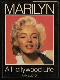 1c147 MARILYN: A HOLLYWOOD LIFE hardcover book '89 an illustrated biography with sexy color photos