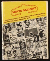 1c155 MOVIE GALLERY hardcover book '80 A Pictorial History of Motion Picture Advertisements!