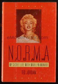 1c164 NORMA JEAN: MY SECRET LIFE WITH MARILYN MONROE hardcover book '89 an illustrated biography!