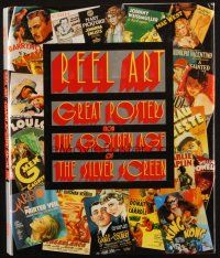1c181 REEL ART: GREAT POSTERS FROM THE GOLDEN AGE OF THE SILVER SCREEN hardcover book '88 1st ed.!