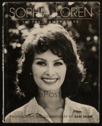 1c193 SOPHIA LOREN IN THE CAMERA EYE hardcover book '79 illustrated biography of the sexy Italian!