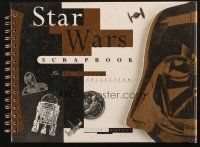 1c197 STAR WARS SCRAPBOOK hardcover book '98 filled with great full-color images & information!