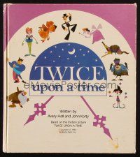 1c210 TWICE UPON A TIME hardcover book '83 based on the cartoon movie with color illustrations!