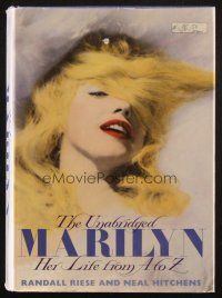 1c211 UNABRIDGED MARILYN hardcover book '87 Her Life from A to Z, an illustrated biography!