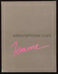 1c584 FEMME pressbook '84 a series of erotic fantasies conceived & produced by women!